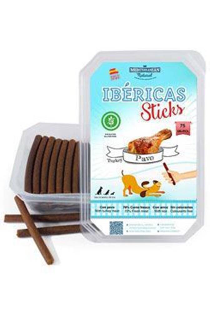 Ostatní Ibéricas Sticks for Dog-Turkey 900g 75ks