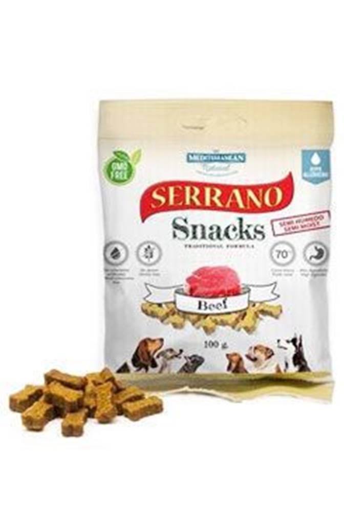 Ostatní Serrano Snack for Dog-Beef 100g