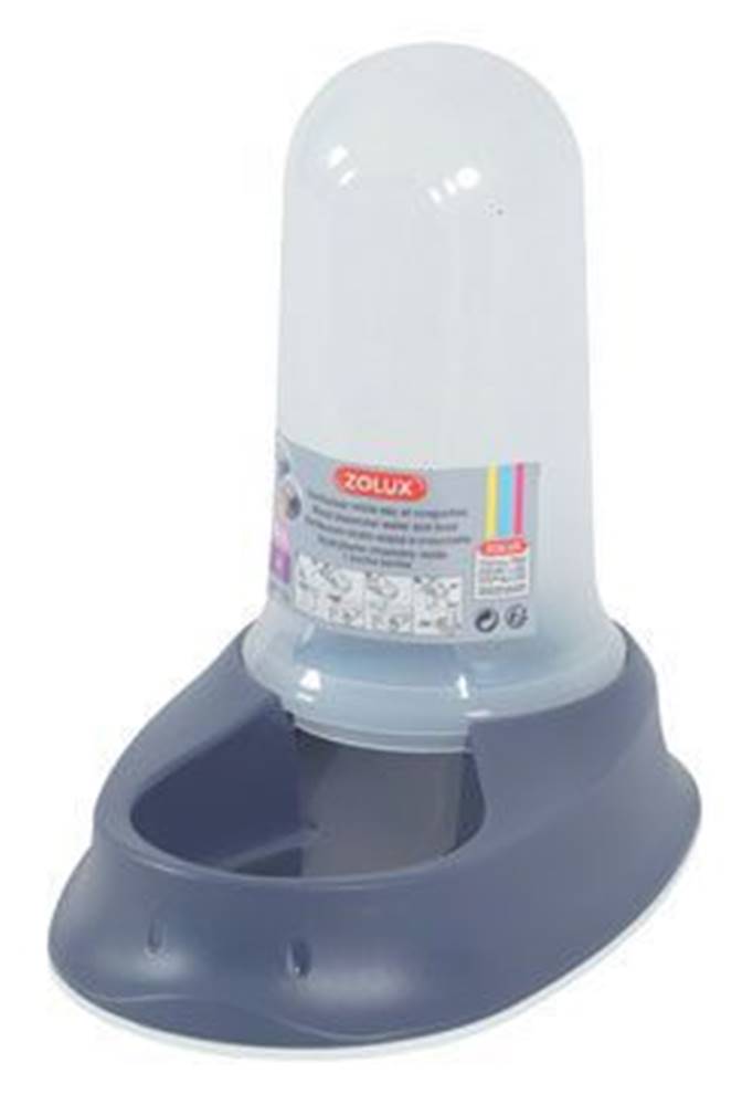 Zolux Miska se zásob. na vodu/krmivo SMART 3,5l modrá Zolux