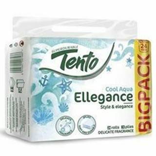 Toaletný papier TENTO Ellegance Cool Aqua 3V 24ks