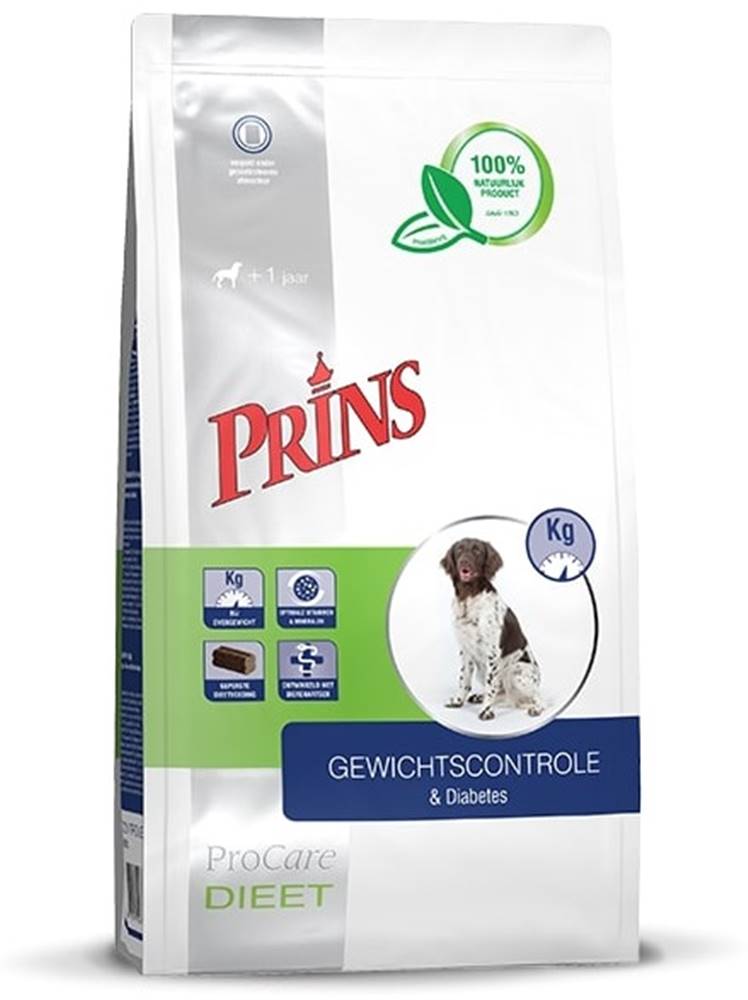 Prins PRINS ProCare Pressed Veterinary Diet WEIGHT REDUCTION & Diabetic - 10kg