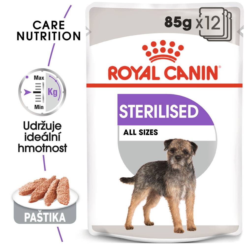 Royal Canin Royal Canin Sterilised Dog Loaf - kapsička s paštikou pro kastrované psy - 85g
