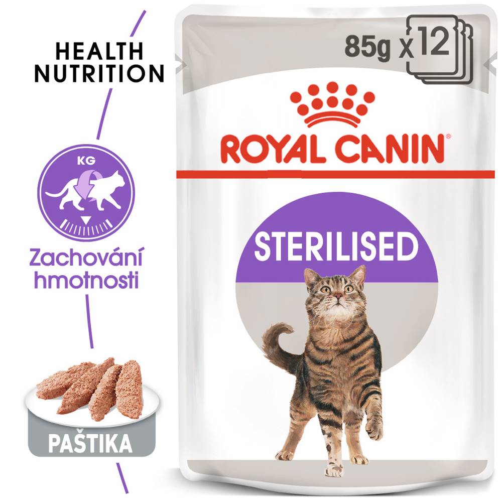 Royal Canin Royal Canin Sterilised Loaf - kapsička s paštikou pro kastrované kočky - 85g