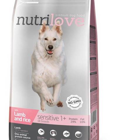 NUTRILOVE pes SENSITIVE jehněčí - 3kg