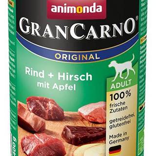 Animonda dog konzerva Gran Carno hovädzie / jeleň / jablko - 400g