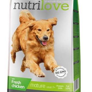 NUTRILOVE pes SENIOR - 3kg