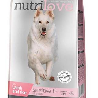 NUTRILOVE pes SENSITIVE jehněčí - 3kg