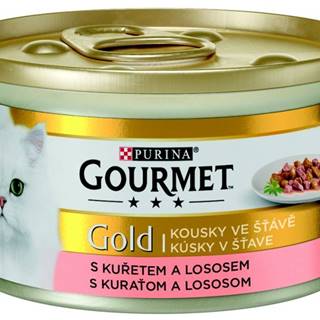 PURINA GG kousky ve štávě Losos/Kuře konzerva - 85g
