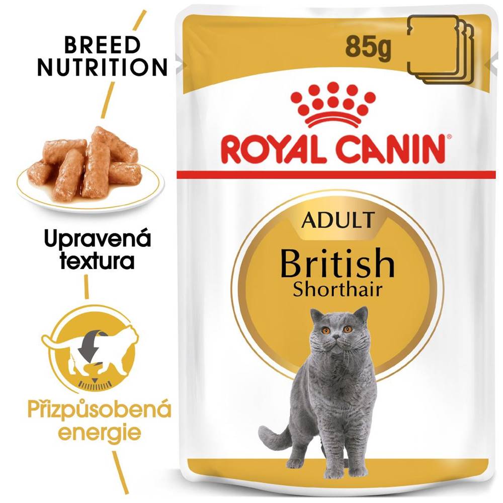 Royal Canin Royal Canin British Shorthair Gravy - kapsička pre britské krátkosrsté mačky v šťave - 85g