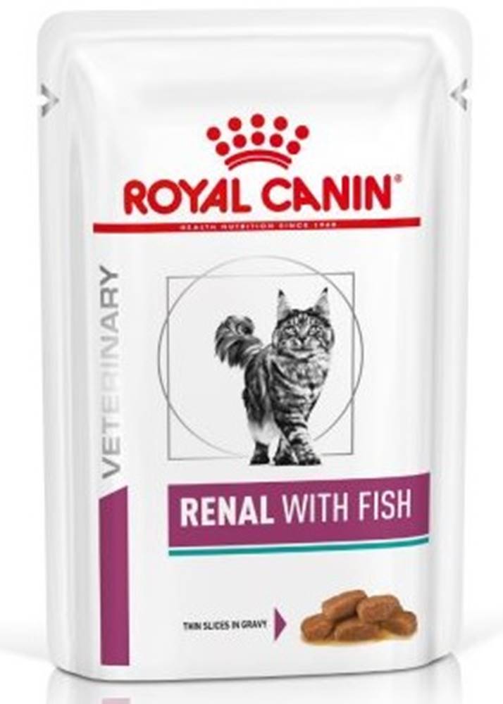 Royal Canin Royal Canin Veterinary Diet Cat RENAL with FISH kapsa - 85g
