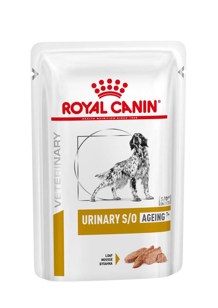 Royal Canin Royal Canin Veterinary Health Nutrition Dog URINARY S/O Age Pouch Loaf vrecko - 85g