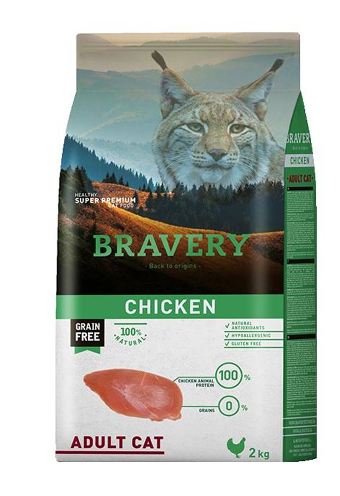 Bravery Bravery cat ADULT chicken - 400g