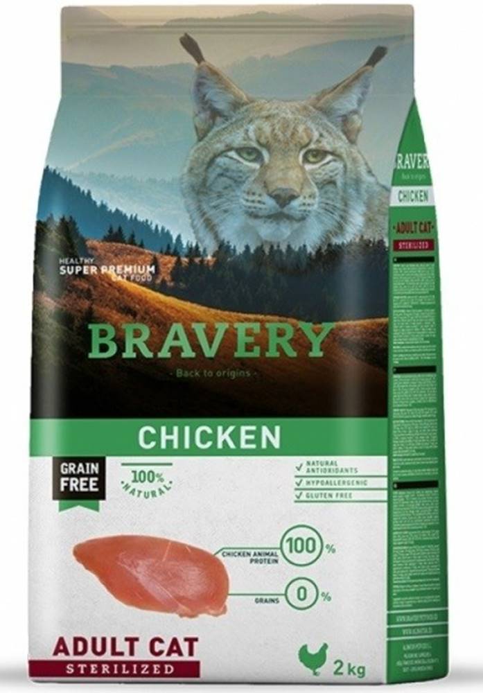 Bravery BRAVERY cat STERILIZED chicken - 400g