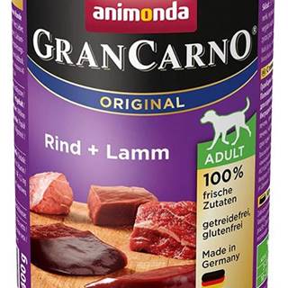 Animonda dog konzerva Gran Carno hovädzie / jahňa - 400g
