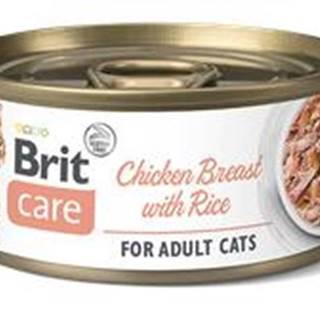 BRIT CARE cat konz. ADULT  CHICKEN/breast/rice - 70g