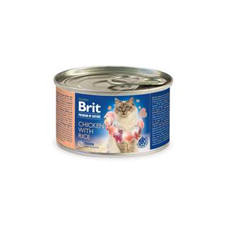 BRIT cat  premium  konz. CHICKEN/rice - 200g