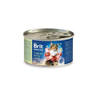 BRIT cat  premium konz. TURKEY/lamb - 200g