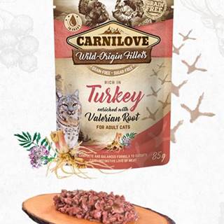 CARNILOVE cat   kapsa  ADULT  TURKEY/valerian - 85g