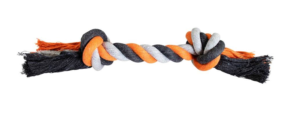 Trixie HRAČKA bavlnený uzol 20cm/55g - Modro-biely