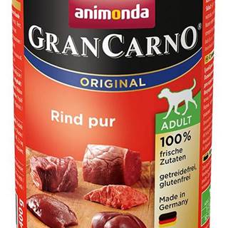 ANIMONDA dog konzerva Gran Carno čisté hovädzie - 400g