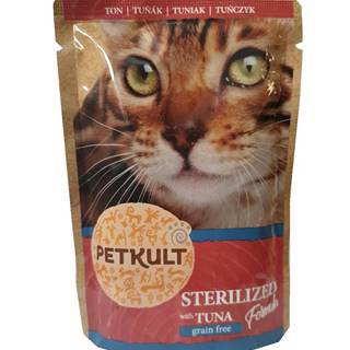 PETKULT cat kapsa STERILISED tuniak - 100g