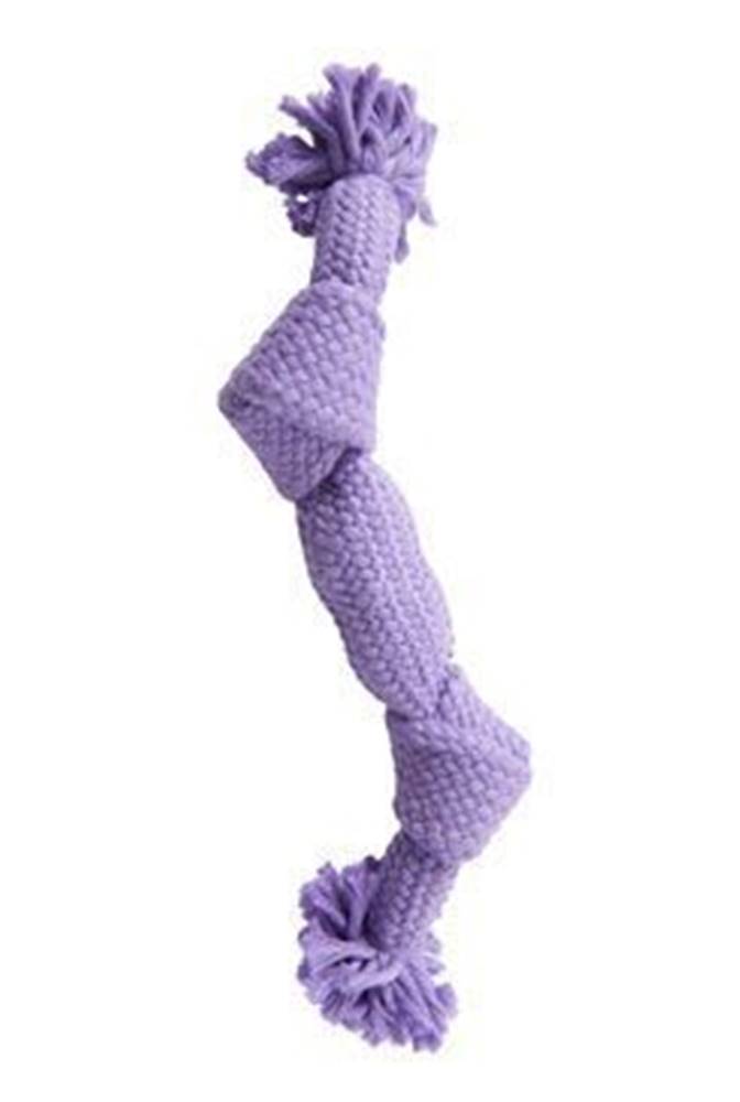 Kruuse Jorgen A/S Hračka pes BUSTER Pískací lano, fialová, 35 cm, M