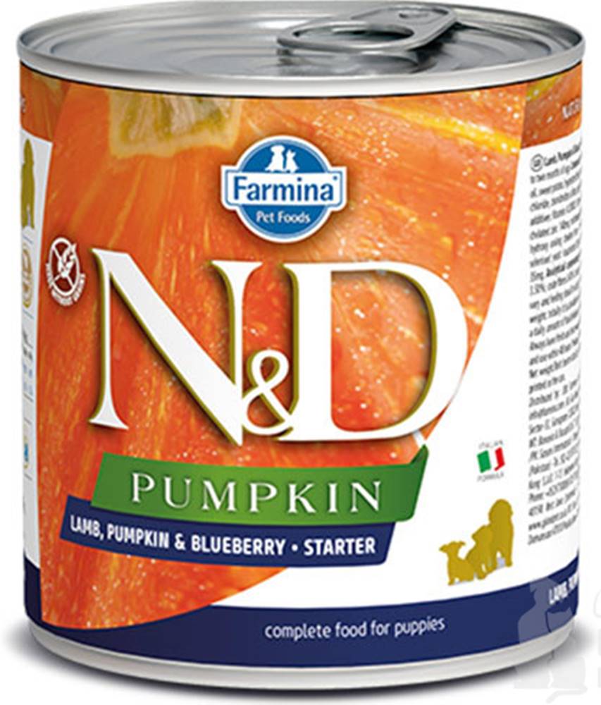 N&D (Farmina Pet Foods) N&D DOG PUMPKIN Starter Lamb & Blueberry 285g