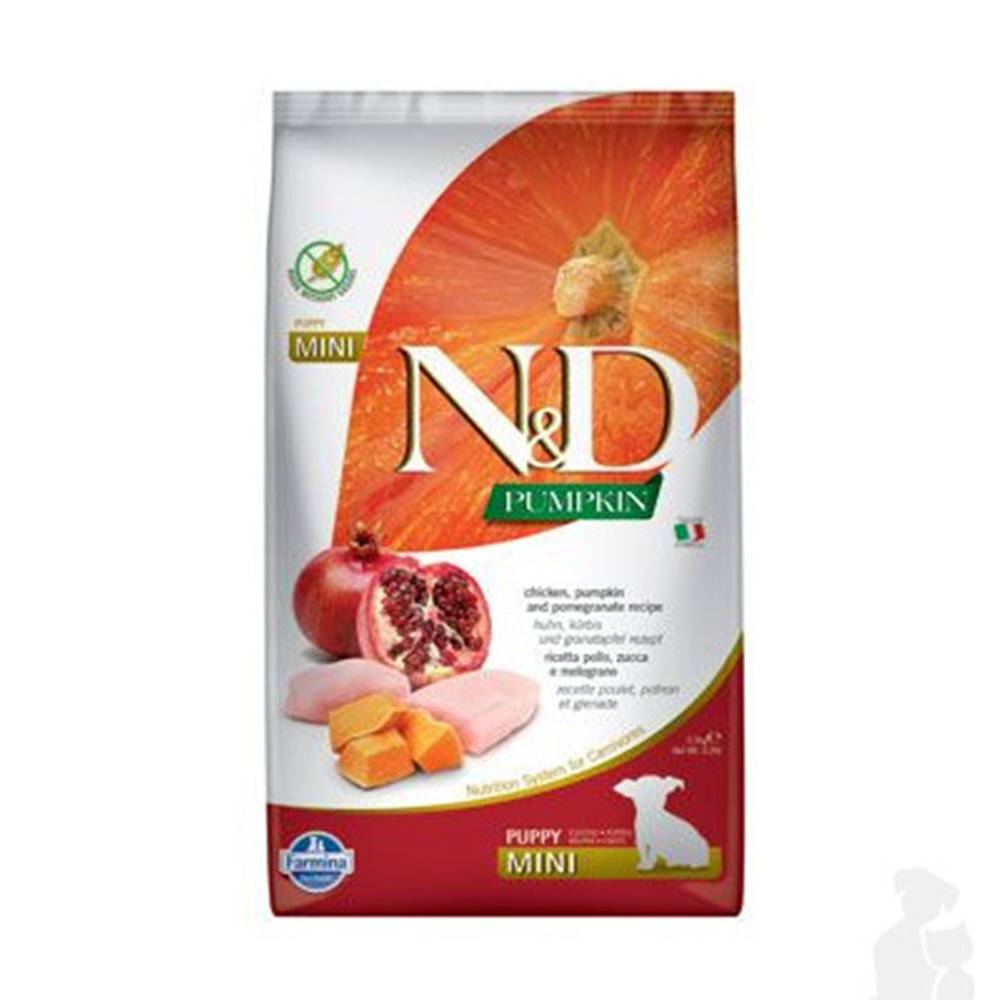 N&D (Farmina Pet Foods) N&D Pumpkin DOG Puppy Mini Chicken & Pomegranate 2,5kg