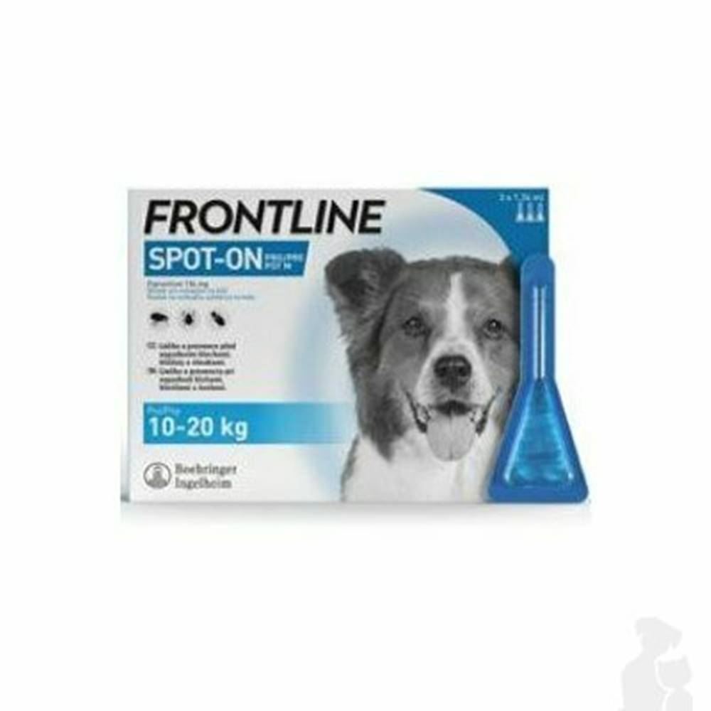 Frontline FRONTLINE SPOT ON pre psov M (10-20kg) - 3x1,34ml