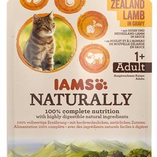 IAMS cat kapsa NATURALLY CHICKEN / new zealand lamb - 85g
