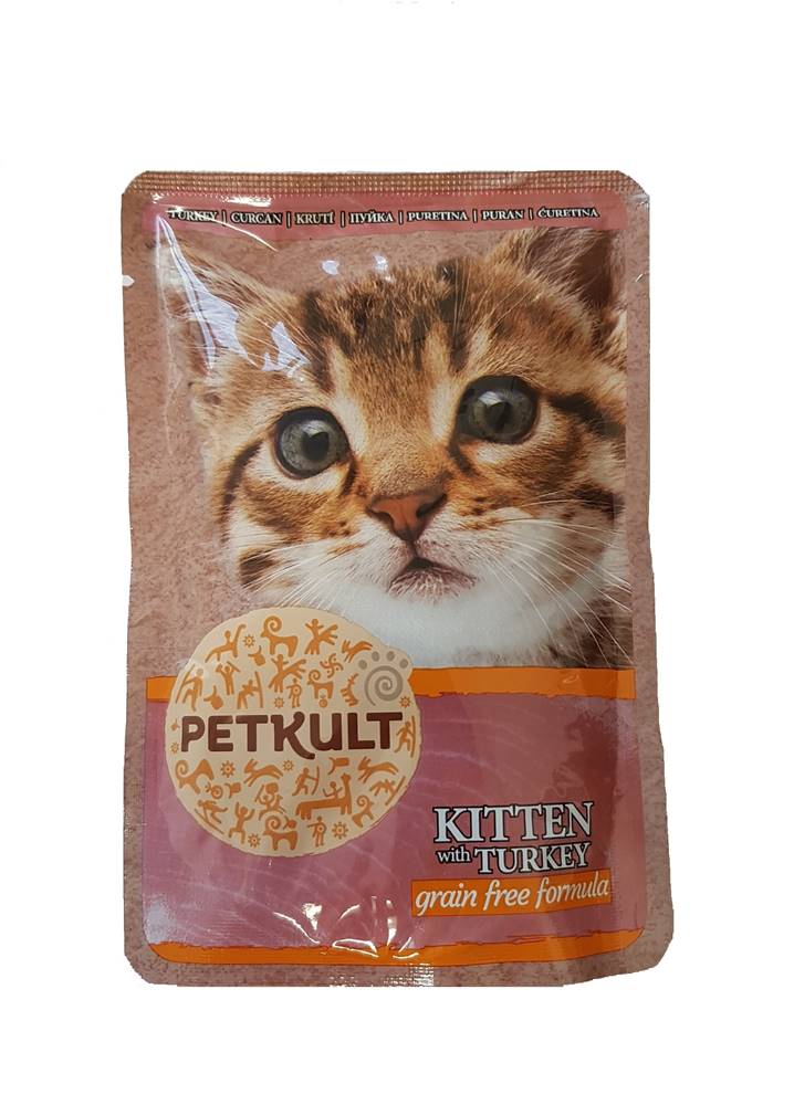 Petkult PETKULT cat kapsa KITTEN/turkey - 100g