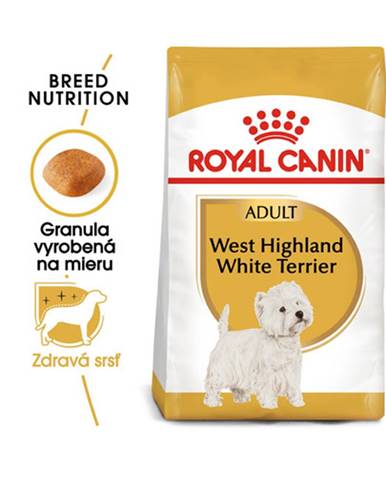 ROYAL CANIN Westie Adult 500g granule pre dospelého westhinghlandského bieleho teriéra