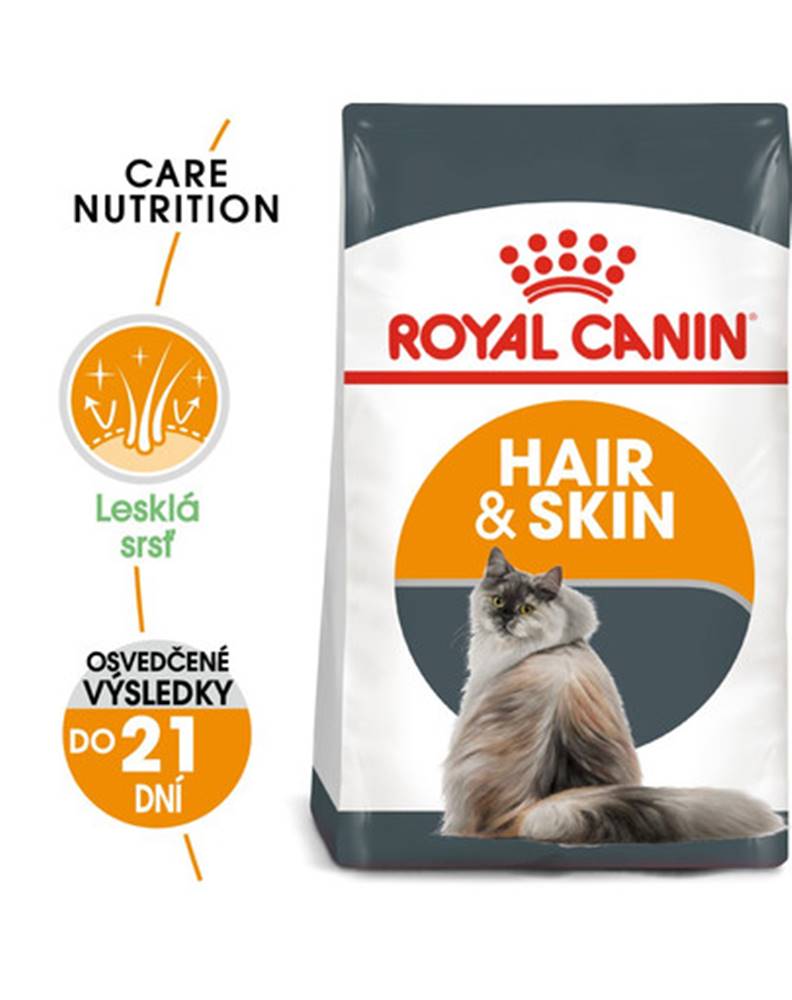 fera ROYAL CANIN Hair And Skin Care 2kg granule pre mačky pre zdravú kožu a srsť