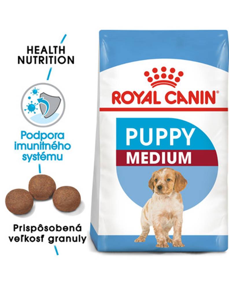 fera ROYAL CANIN Medium Puppy 15 kg granule pre stredné šteňatá