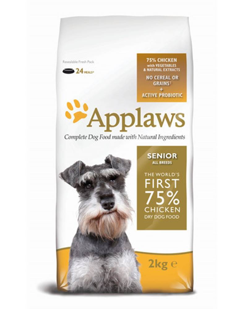fera Applaws Dog Senior All Breed Chicken 7,5kg - granule pro starší psy 7+
