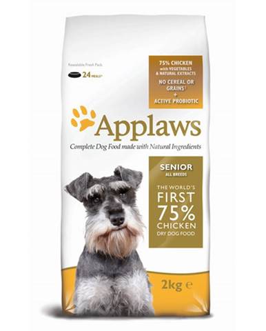 Applaws Dog Senior All Breed Chicken 7,5kg - granule pro starší psy 7+