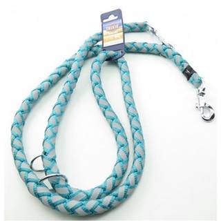 TRIXIE Cavo Reflect Reflexné nastaviteľné vodítko pre psa, Sea Blue S - M: 2,00 m / o 18 mm
