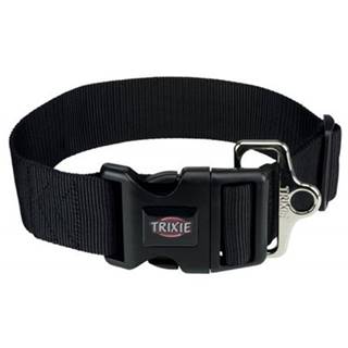 TRIXIE Obojok Premium XXL, M–L: 40–60 cm/50 mm, čierny
