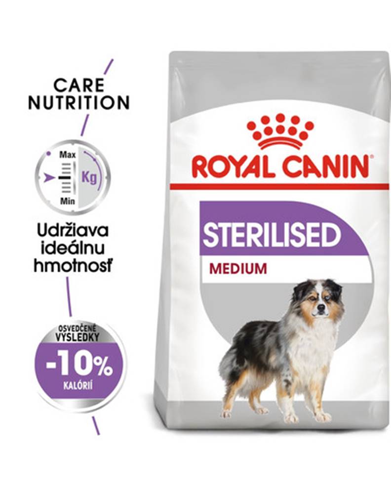 fera ROYAL CANIN Medium Sterilised 3 kg granule pre kastrované stredné psy