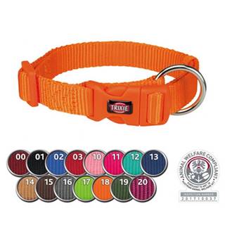 TRIXIE Obojok Premium, M–L: 35–55 cm/20 mm, šedý