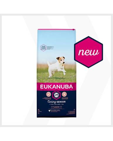 EUKANUBA Caring Senior Small Breed 2 x 15kg kuracie granule pre starších psov malých rás