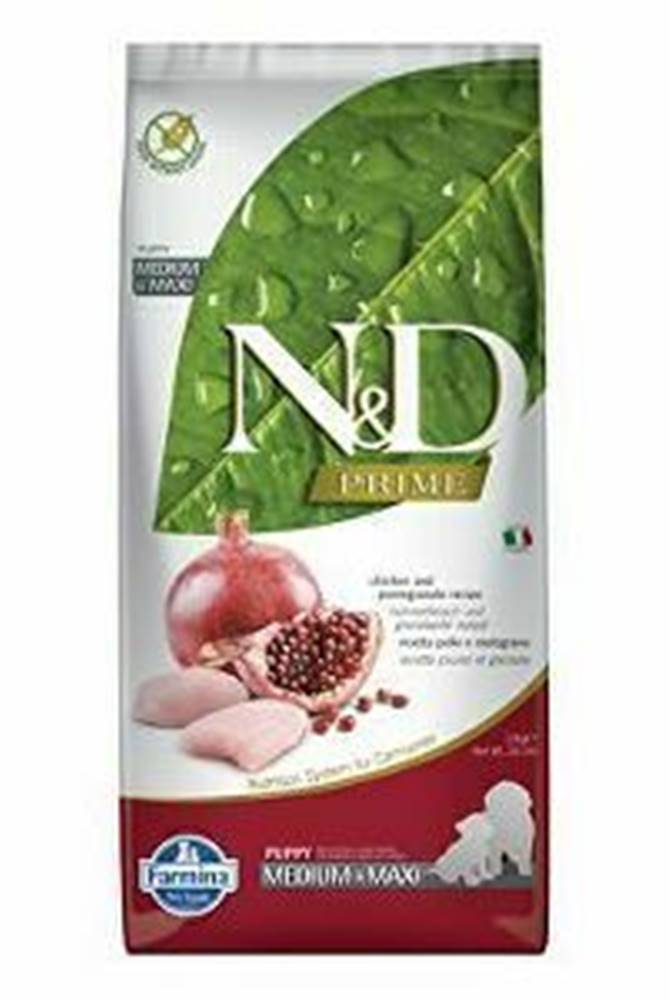 N&D N&D PRIME DOG Puppy M/L Chicken & Pomegranate 2,5kg