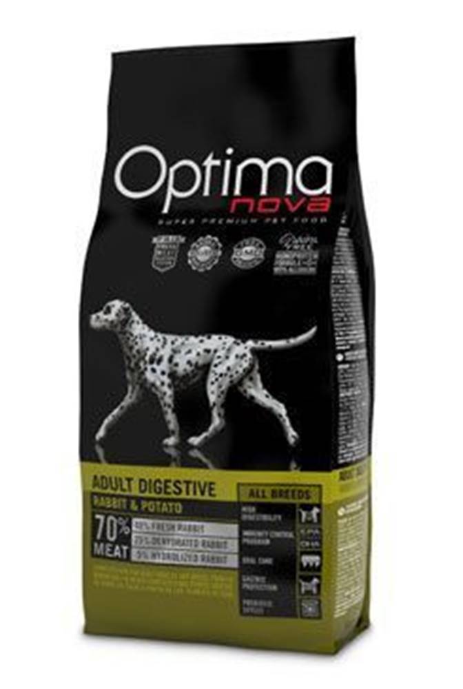 Optima Nova Optima Nova Dog GF Adult digestive 2kg