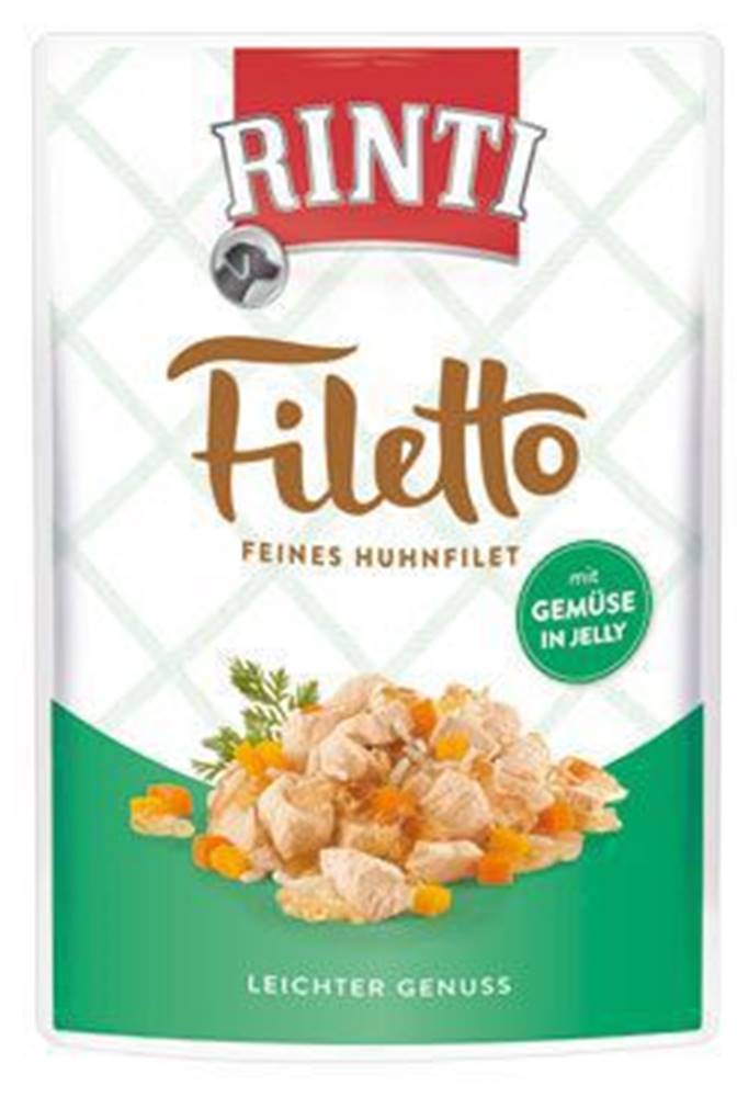 Rinti Rinti Dog kapsa Filetto kuře+zelenina v želé 100g