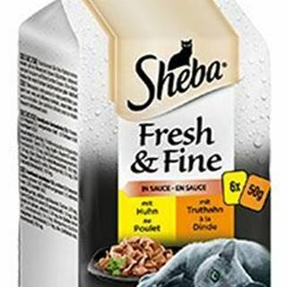 Sheba vrecko Fresh & Fine s hydinovým mäsom 6x50g