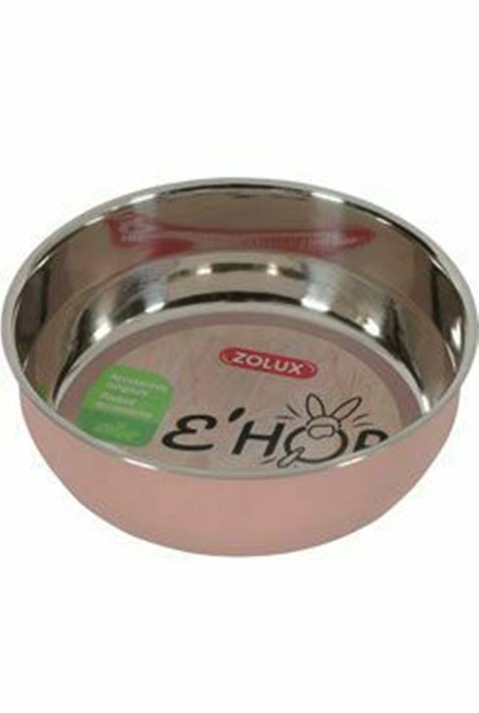 Zolux Nerezová miska EHOP hlodavec 400ml ružová Zolux