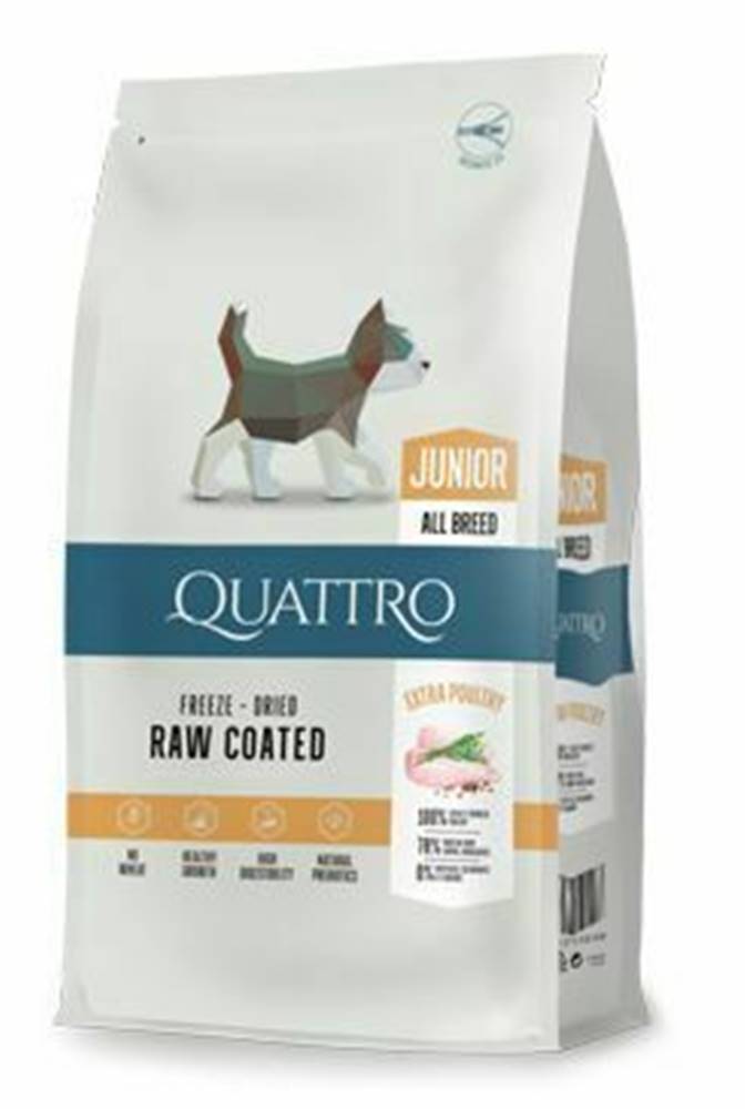 Ostatní QUATTRO Dog Dry Premium All Breed Junior Hydina 7kg