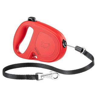 FERPLAST Flippy One Cord Mini Vodítko 4,5 m červená farba
