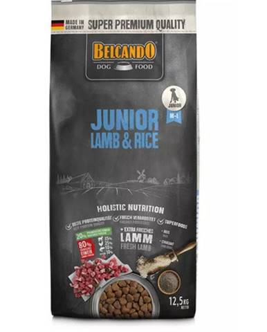 BELCANDO Junior Lamb & Rice M -L 12,5 kg Lamb and Rice - granule pre psy od 4 mesiacov veku, stredné a veľké plemená