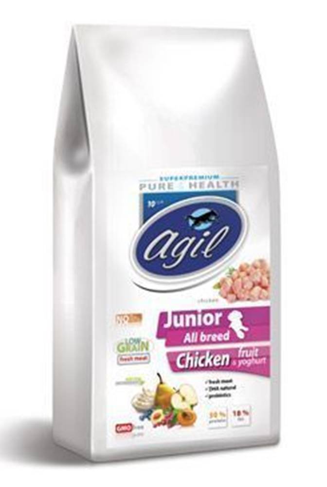 Agil Agil Junior All Breed Low Grain Chicken,Lamb,Tuna 10kg